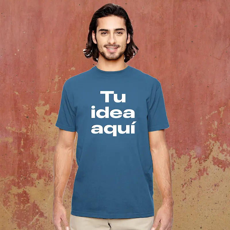 Playera personalizada unisex de algodón orgánico Econscious vista de frente